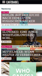 Mobile Screenshot of cafebabel.de